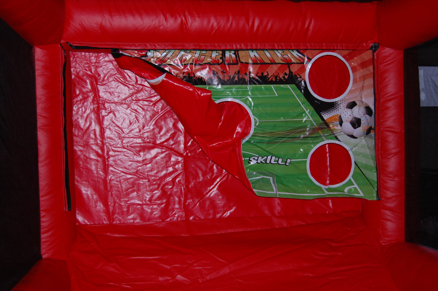Fussball Torwand rot