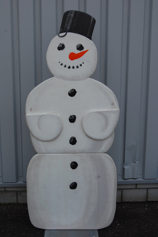 Ankündigungstafel "Schneemann"