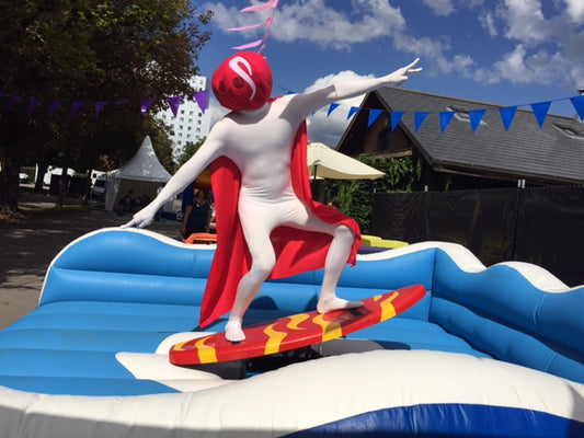 Surf Rider blau kleines Kissen
