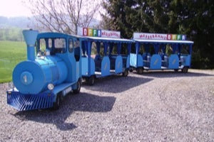 Bimmel- Eisenbahn blau
